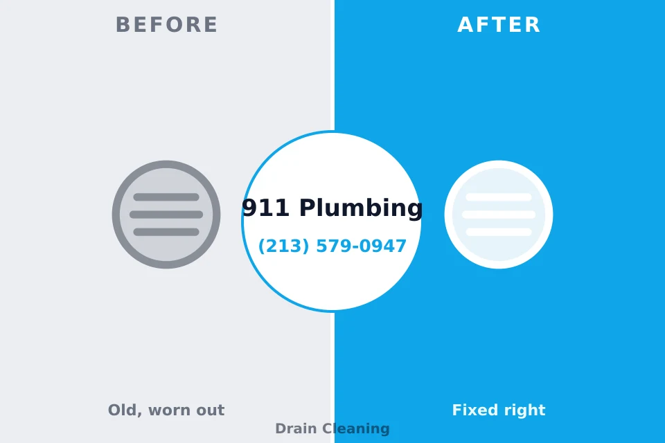 Before and after: plumbing repair Ruidoso Downs, NM